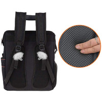 Sac à outils HVAC plombier électricien robuste avec support arrière rembourré fermeture à glissière stockage de transporteur pour Kits de réparateur de câbles
