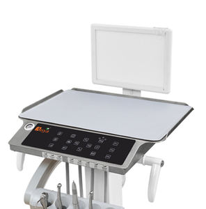 Poltrona Odontoiatrica Manuale in Vera Pelle CE e ISO, Unità Dentale Memory Anya 9, Attrezzatura Odontoiatrica Italiana Zzlinker - Product Image 4