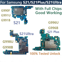 Placa Base de Repuesto Original Desbloqueada con Chips Completos para Samsung S21 S22 Plus S23 Ultra 128gb 256gb Mainboard