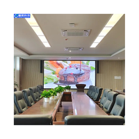 Écran LED fixe intérieur, mur vidéo pour salle de conférence, 3840Hz, couleur pleine, haute définition, raccordement sans soudure
