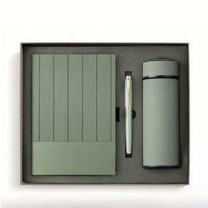 Set de Diario de Cuero Personalizado, Cuaderno de Lujo con Bolígrafo, Taza Térmica, Caja Corporativa Promocional para Regalos Empresariales - Product Image 3