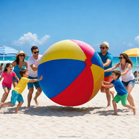 Ballon de plage gonflable géant en PVC personnalisé pour le volley-ball de plage, les fêtes, les jeux en plein air et les événements