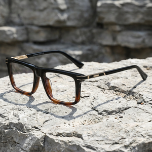 Gafas de Sol Personalizadas con Logotipo para Hombre, Montura Cuadrada de Lujo TR90 CP, Gafas con Filtro de Luz Azul, Gafas Ópticas para Hombre, Monturas Ópticas - Product Image 2