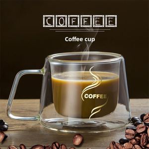 Nouvelle Tasse en Verre à Double Paroi Isolée Thermiquement, Style Élégant, Recommandée pour l'Export, pour Café, Lait et Usage Domestique - Product Image 5