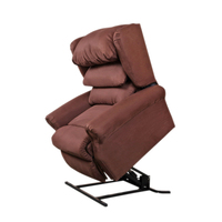 Luxe Moderne Grand Power Lift Fauteuil Inclinable Massage Chauffage Double Moteur Chaise De Loisirs Salon Hôpital Tissu Infini