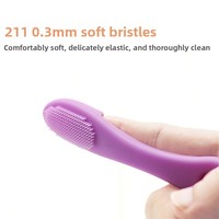 Brosse nasale en silicone très vendue pour l'élimination des points noirs, des peaux mortes et des impuretés, et la désodorisation/démaquillage
