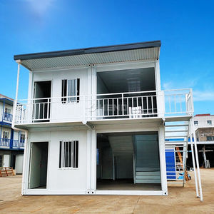 <span class=keywords><strong>Maison</strong></span> conteneur préfabriquée mobile de luxe modulaire de 20 pieds, à deux étages, avec 2 ou 3 chambres et toilettes, en kit personnalisable - Product Image 4