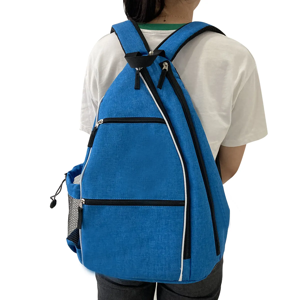 도매 사용자 정의 로고 다기능 라켓 커버 가방 테니스 라켓 배낭 가슴 가방 휴대용 가방