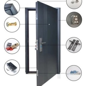 Puerta de Seguridad Sofia SFN-015 Antirrobo de Apertura Manual Plana, Puerta Completa para Uso en Viviendas y Casas - Product Image 2