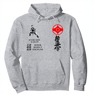 Kyokushin เสื้อมีฮู้ดแขนยาว, เสื้อมีฮู้ดลายคาราเต้เท่ - Product Image 1