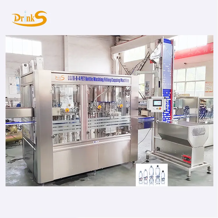 Zhangjiagang Factory Complete Bottle Water Machine Production Line Automatic