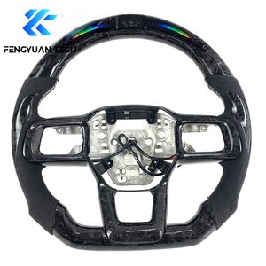 พวงมาลัยคาร์บอนไฟเบอร์แบบฟอร์จสั่งทำพิเศษสำหรับรถฟอร์ด มัสแตง จีที 350 เอส550 เอส650 เอส197 อีโคบูสต์ ปี 2005-2009 2024 2019 2017 2013 2016 - Product Image 2