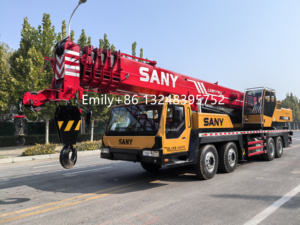 Grúa sobre orugas Sany usada de alta calidad con bomba de motor de capacidad de 50t-320t en buenas condiciones a la venta - Product Image 2