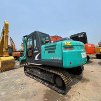 Excavatrice hydraulique sur chenilles Kobelco SK130 d'occasion, équipement de construction, machine de terrassement, excavatrice d'occasion à vendre