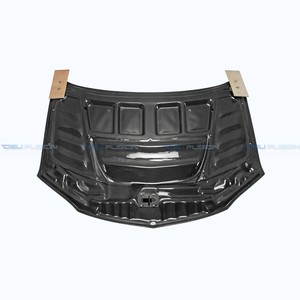 For 2001-2007 Mitsubishi Evolution EVO 8 9 CT9A VTX Cyber Edition Carbon Fiber Bonnet Engine Hood Track Version with Hood Latch - Product Image 4