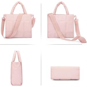 Sac bandoulière matelassé grande capacité tendance, sac à main portable style doudoune pour femme - Product Image 5