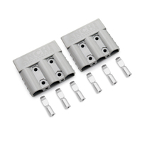 Connecteur de batterie à 3 broches, système d'alimentation de batterie au lithium, connecteur à trois pôles, 600V 50A, connecteur de batterie 50A