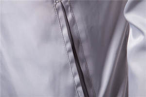 Varsity แจ็กเก็ตเบสบอลแขนยาว,เสื้อแจ็กเก็ตปักโลโก้ทำจากผ้ากำมะหยี่ออกแบบได้ตามต้องการ - Product Image 3