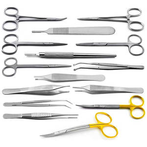 Ciseaux de laboratoire en carbure de tungstène pour chirurgie, courbés 4.5, avec poignée anneau en acier inoxydable doré, 5 fois plus résistants que l'acier inoxydable - Product Image 1