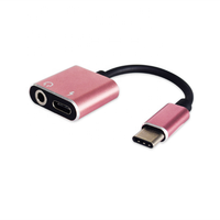 Adaptateur audio de type C à 3,5 mm de haute qualité 2 en 1, câble de charge pour téléphone portable