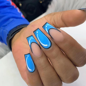 <span class=keywords><strong>Uñas</strong></span> postizas para <span class=keywords><strong>novia</strong></span>, <span class=keywords><strong>uñas</strong></span> acrílicas postizas largas, removedor de suministros - Product Image 6