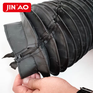 Équipement de levage résistant à l'usure Couverture de soufflet rond Fermeture à glissière Tige d'<span class=keywords><strong>accordéon</strong></span> Couverture de soufflet - Product Image 3