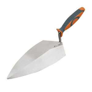 Bricklaying trowel, with new design ergonomics plastic handle, Solid structure, construction and plastering tools