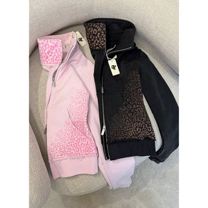 Felpa <span class=keywords><strong>con</strong></span> <span class=keywords><strong>Zip</strong></span> Personalizzata da <span class=keywords><strong>Donna</strong></span>, Streetwear <span class=keywords><strong>con</strong></span> Stampa a Pois, Giacca <span class=keywords><strong>con</strong></span> Cerniera di Alta Qualità, Felpa <span class=keywords><strong>con</strong></span> <span class=keywords><strong>Cappuccio</strong></span> Y2k per Signore - Product Image 3