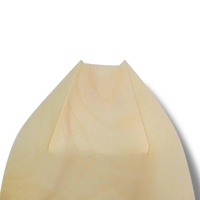 Plateaux de service en bois naturel de 17 cm de diamètre pour fruits de mer, pour restaurants, cafés et buffets d'hôtels