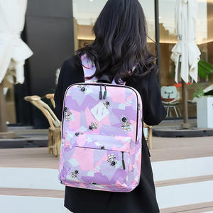 Sac à dos d'école extérieur unisexe personnalisé à la vente chaude, sac à dos simple de designer, fermeture éclair, lettre, imperméable pour adultes et étudiants - Product Image 6