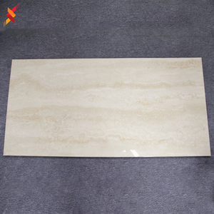 Piastrella per pavimenti <span class=keywords><strong>para</strong></span> piso in ceramica smaltata con bordo rettificato beige lucido di grandi dimensioni da 10mm per hall 600x1200 - Product Image 2