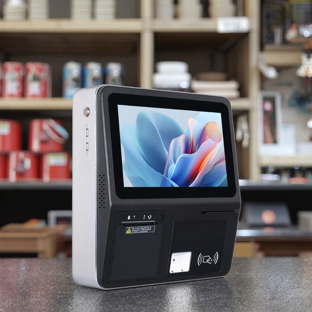 11.6 Inch All-in-One POS Terminal with Touch Screen Android 11 Systems 4GB+32GB Self-Order Kiosk POS Printer
