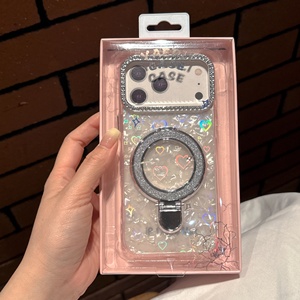 เคสซิลิโคนเจลผสมผงเพชรระยิบระยับ พร้อมที่จับวงแหวน สำหรับ Honor 500 <span class=keywords><strong>Pro</strong></span>, Nova 15 <span class=keywords><strong>Pro</strong></span>, P80 และ 90 <span class=keywords><strong>Pro</strong></span> Max - Product Image 3