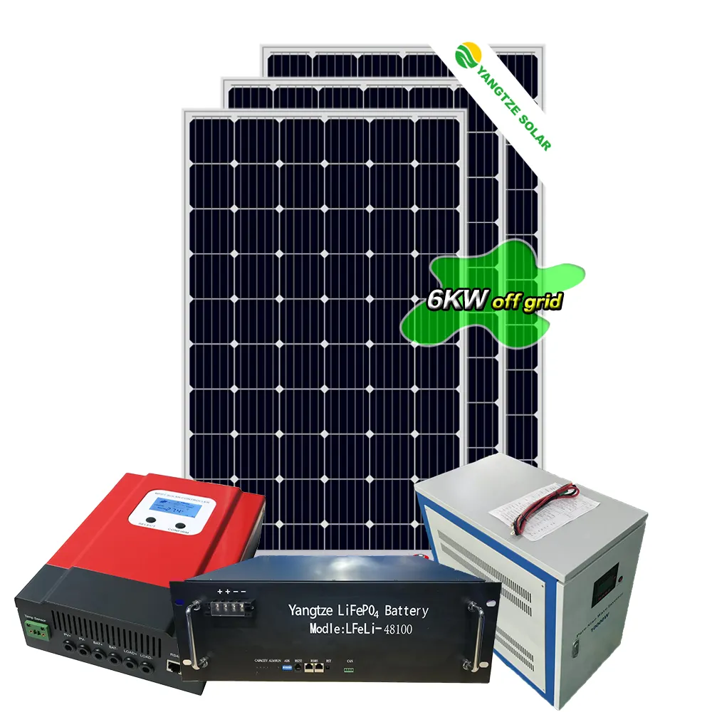 太陽光発電システム6kwオフグリッド太陽光発電システム長江プロサプライヤー