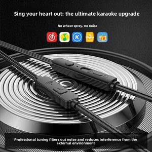 [Gran Volumen de Pedidos] Auriculares Intrauditivos con Subwoofer y Micrófono, Interfaz de 3.5mm, Cable de 1.2m, Silicona y TPE para Teléfonos Móviles Universales - Product Image 4