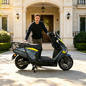 Scooter Eléctrico de Alta Velocidad 2000W 48V con Doble Batería 60km/H para Viajes Largos - Product Image 6