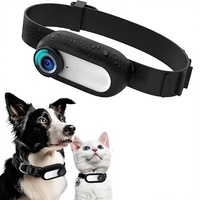 Caméra de collier pour animaux de compagnie pour chats et chiens, mini enregistreur vidéo portable en silicone avec modèle Majohn T5 pour la surveillance des animaux