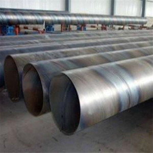 Prezzo di fabbrica Q235b Q345b saldato a spirale tubo d'acciaio 1-12M lunghezza seghetto/SSAW tubo <span class=keywords><strong>per</strong></span> il trasporto di liquidi - Product Image 1