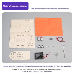 Handmade Tự làm máy bay giấy máy phóng trẻ em Khoa Học Kỹ Thuật giáo dục đồ chơi phát minh Nhỏ Công nghệ vật liệu hơi nước - Product Image 4