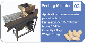Línea de Procesamiento de Mantequilla de Maní de 100 kg/h, Máquina para Moler Pasta de Maní, Equipo para Hacer Salsa de Sésamo y Tahini - Product Image 3