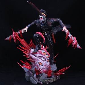 35CM GK Tronçonneuse Homme Samouraï Épée Denji Personnage <span class=keywords><strong>Collection</strong></span> Jouet Anime Figure Résine Artisanat - Product Image 2