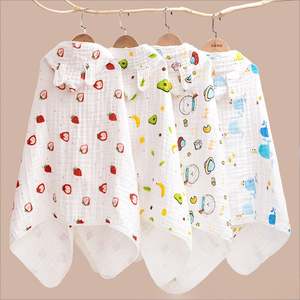 Serviette de bain pour bébé avec capuche, peignoir en coton à motif animal pour enfants, couverture - Product Image 5
