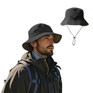 Foldable Bucket <b>Hat</b> Quick-drying Breathable Outdoor Waterproof Windproof 6 Color Bucket <b>Hat</b> for Men - Product Image 1