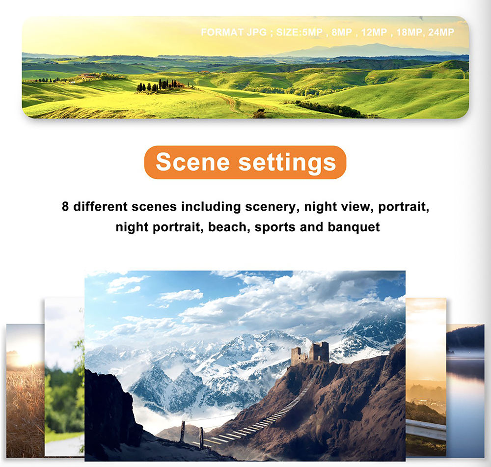 2.7K 1080P CMOS High Definition Digital Photography Mirrorless Camera Vlogging Video Camera