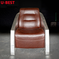 Canapé de salon U-Best Club, fauteuil Aviator d'Arne Jacobsen, fauteuil club Aviator, canapé de salon Aviator