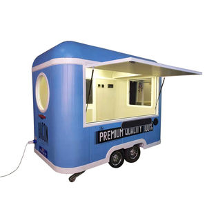 Mobile Colazione Fast Food Camion Cibo di Strada Rimorchio Mobile Da Cucina con Full Set Attrezzature per la Vendita di Snack & Ice Cream - Product Image 3
