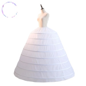 AL0718 <span class=keywords><strong>Jupon</strong></span> Crinoline Can Can <span class=keywords><strong>Grande</strong></span> <span class=keywords><strong>Taille</strong></span> 8 Cerceaux Personnalisable pour <span class=keywords><strong>Robe</strong></span> <span class=keywords><strong>de</strong></span> <span class=keywords><strong>Mariée</strong></span> – Vente en Gros - Product Image 1
