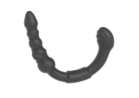 Plug anal vibrant électrique en silicone avec perles de traction pour le développement et la personnalisation de l'anus féminin