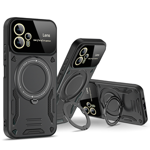 Funda para <span class=keywords><strong>Motorola</strong></span> <span class=keywords><strong>Moto</strong></span> G13 G34 G24 G04 G84 G14 E22 E22i G60 <span class=keywords><strong>G22</strong></span> 4G E20 G32 E13 con Anillo Magnético, Soporte y Protección de Cámara - Product Image 3