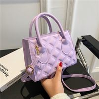 Ladies Mini Tote Luxury Female Small Handbags Purses Women Shoulder Bag Diamond Lattice Bags